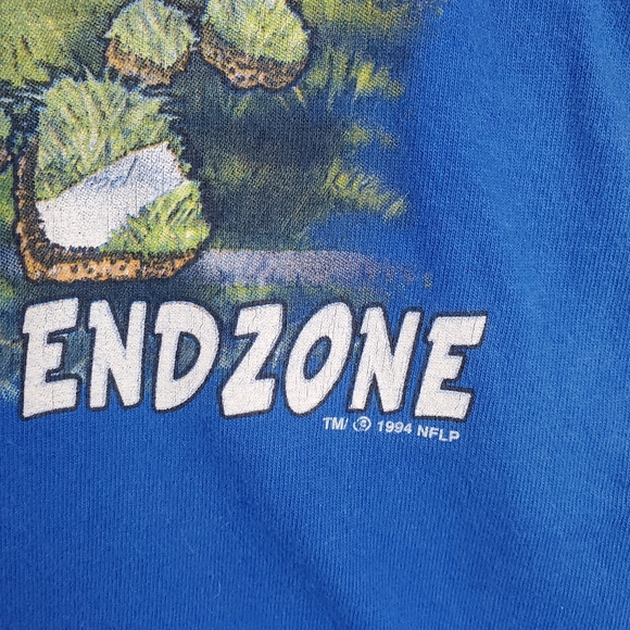 VTG 1994 Buffalo Bill's Stampede NFL Football T Shirt M Mens Single Stitch Salem - Picture 5 of 12